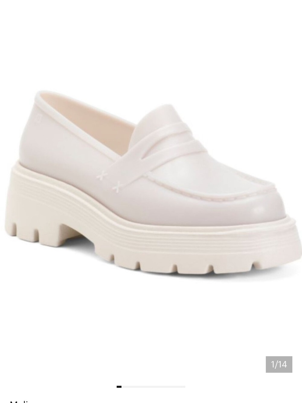 Melissa Royal Loafer in Ivory NWT
